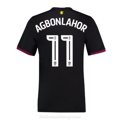 Aston Villa 2017/18 Away Agbonlahor #11 Shirt Soccer Jersey