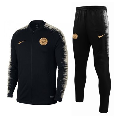 PSG 2018/19 Black Training Suit Stripe Jacket + Trouser