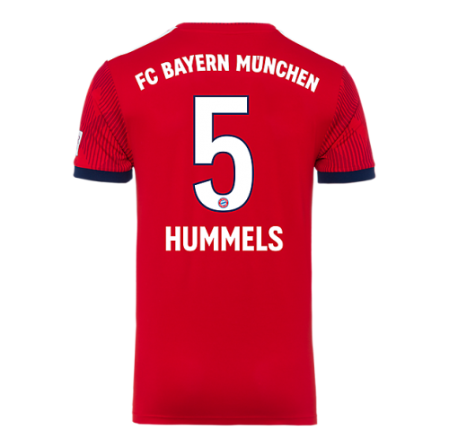 Bayern Munich 2018/19 Home 5 Hummels Shirt Soccer Jersey