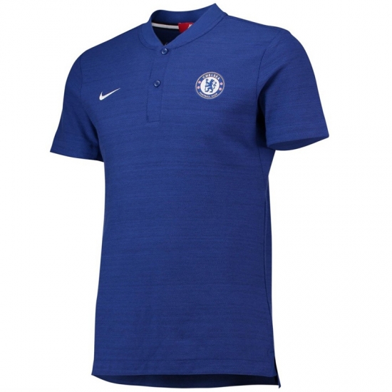 Chelsea 2018/19 Blue Polo Shirt - Click Image to Close