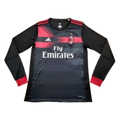 AC Milan 2017/18 Third Long Sleeved Shirt Soccer Jersey