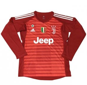 Juventus 2018/19 Red Goalkeeper Long Sleeved Shirt Soccer Jersey