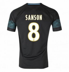 Olympique de Marseille 2018/19 SANSON 8 Away Shirt Soccer Jersey