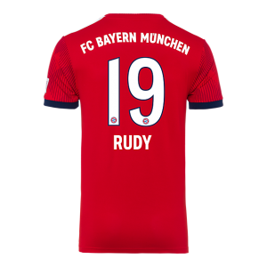 Bayern Munich 2018/19 Home 19 Rudy Shirt Soccer Jersey