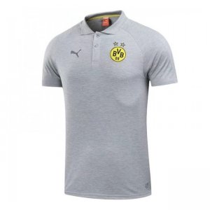Borussia Dortmund 2017/18 Gray Polo Shirt