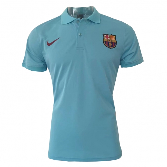 Barcelona Light Blue 2017 Polo Shirt - Click Image to Close