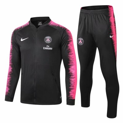 PSG 2018/19 Black Pink Training Suit (Jacket+Trouser)