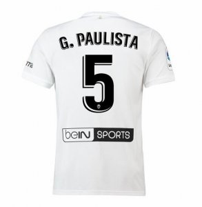 Valencia 2018/19 G. PAULISTA 5 Home Shirt Soccer Jersey