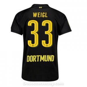 Borussia Dortmund 2017/18 Away Weigl #33 Shirt Soccer Jersey