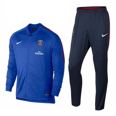 PSG 2017/18 Blue Training Suit (Jacket+Pants)