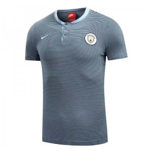 Manchester City 2017/18 Gray Polo Shirt