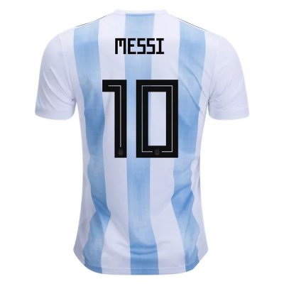 Argentina 2018 World Cup Home Messi #10 Shirt Soccer Jersey