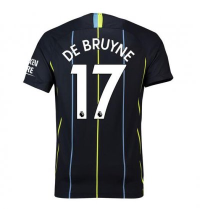 Manchester City 2018/19 De Bruyne 17 Away Shirt Soccer Jersey