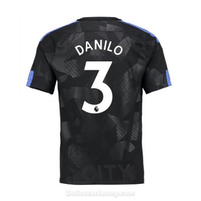 Manchester City 2017/18 Third Danilo #3 Shirt Soccer Jersey