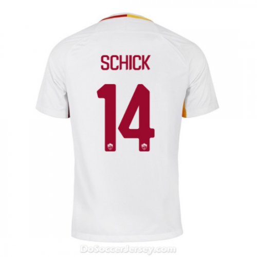 AS ROMA 2017/18 Away SCHICK #14 Shirt Soccer Jersey