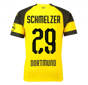 Borussia Dortmund 2018/19 Schmelzer 29 Home Shirt Soccer Jersey