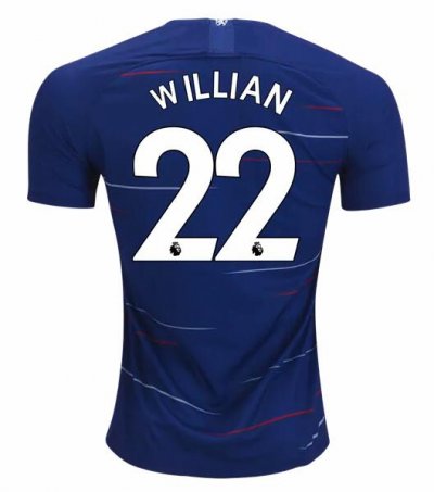 Chelsea 2018/19 Home Willian Shirt Soccer Jersey