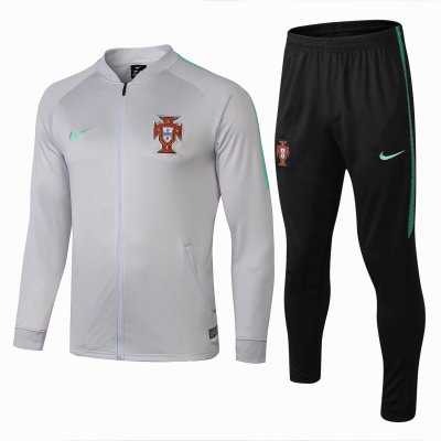 Portugal 2018/19 Grey Training Suit (Jacket+Trouser)