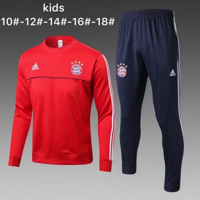 Kids Bayern Munich Training Suit O'Neck Red 2017/18