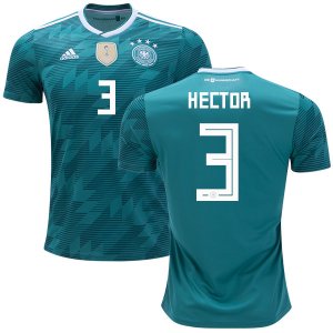 Germany 2018 World Cup JONAS HECTOR 3 Away Shirt Soccer Jersey