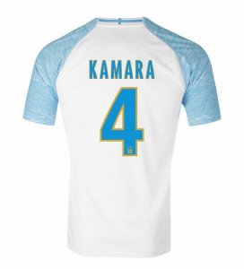 Olympique de Marseille 2018/19 KAMARA 4 Home Shirt Soccer Jersey