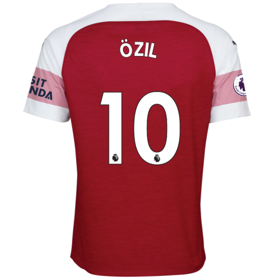 Arsenal 2018/19 ÖZIL 10 Home Shirt Soccer Jersey - Click Image to Close