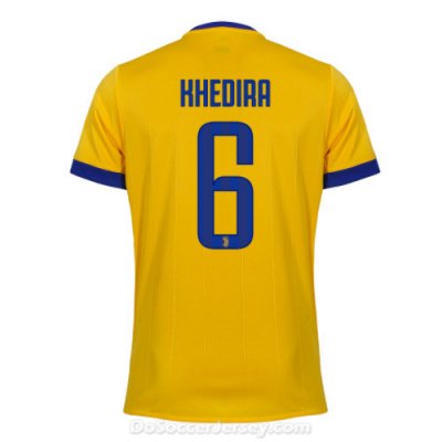 Juventus 2017/18 Away KHEDIRA #6 Shirt Soccer Jersey