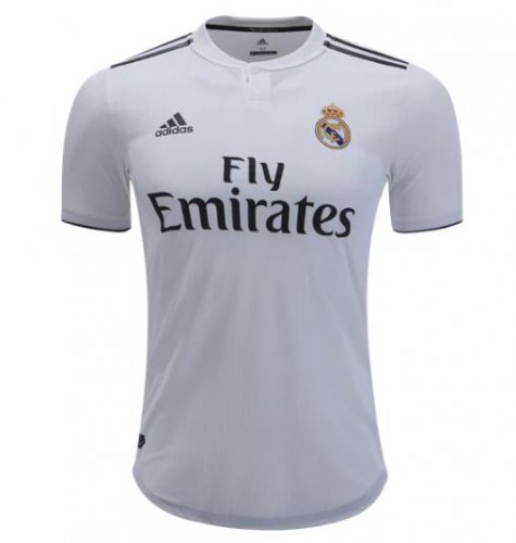 Match Version Real Madrid 2018/19 Home Shirt Soccer Jersey