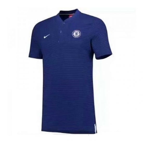 Chelsea 2017/18 Navy Polo Shirt - Click Image to Close