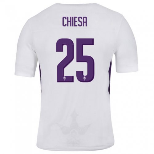 Fiorentina 2018/19 CHIESA 25 Away Shirt Soccer Jersey