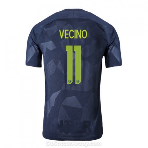 Inter Milan 2017/18 Third VECINO #11 Shirt Soccer Jersey