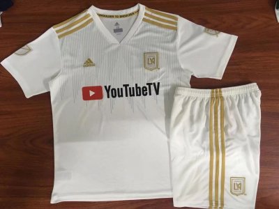 Los Angeles FC 2018/19 Home Kids Soccer Jersey Kit Children Shirt + Shorts