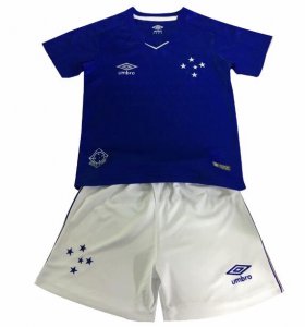 Kids Cruzeiro EC 2019/2020 Home Soccer Jersey Kits (Shirt+Shorts)