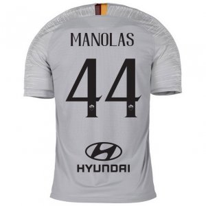 AS Roma 2018/19 MANOLAS 44 Away Shirt Soccer Jersey