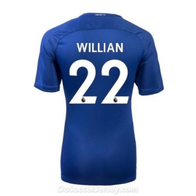Chelsea 2017/18 Home WILLIAN #22 Shirt Soccer Jersey