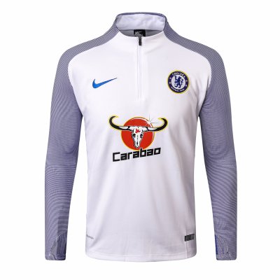 Chelsea 2017/18 White Sweat Shirt