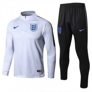 England FIFA World Cup 2018 White Training Suit (Zipper Sweat Shirt + Pants)
