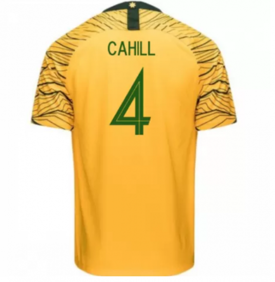 Australia 2018 FIFA World Cup Home Tim Cahill Shirt Soccer Jersey - Click Image to Close