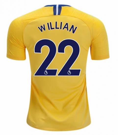 Chelsea 2018/19 Away Willian 22 Shirt Soccer Jersey - Click Image to Close