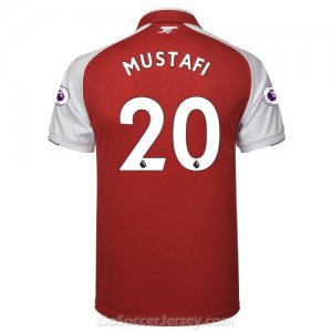Arsenal 2017/18 Home MUSTAFI #20 Shirt Soccer Jersey