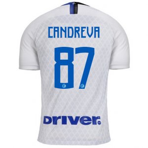 Inter Milan 2018/19 CANDREVA 87 Away Shirt Soccer Jersey