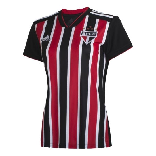 Sao Paulo FC 2018/19 Away Women Shirt Soccer Jersey - Click Image to Close