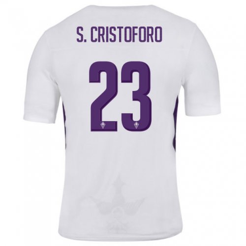 Fiorentina 2018/19 S. CRISTOFORO 23 Away Shirt Soccer Jersey