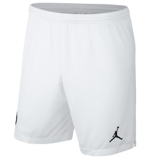 PSG x Jordan 2018/19 Third White Shorts - Click Image to Close