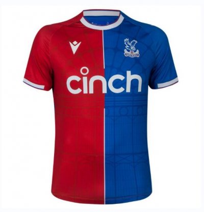 Men 2023/24 Crystal Palace Home Soccer Jersey Fans Edition