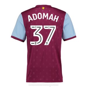 Aston Villa 2017/18 Home Adomah #37 Shirt Soccer Jersey