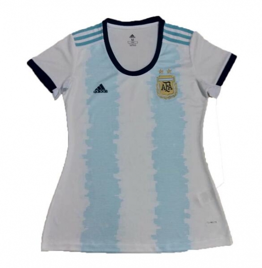 Argentina 2019 Home Women Shirt Soccer Jersey - Click Image to Close