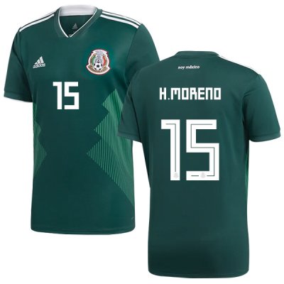 Mexico 2018 World Cup Home HECTOR MORENO 15 Shirt Soccer Jersey