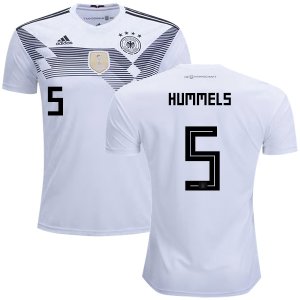 Germany 2018 World Cup MATS HUMMELS 5 Home Shirt Soccer Jersey