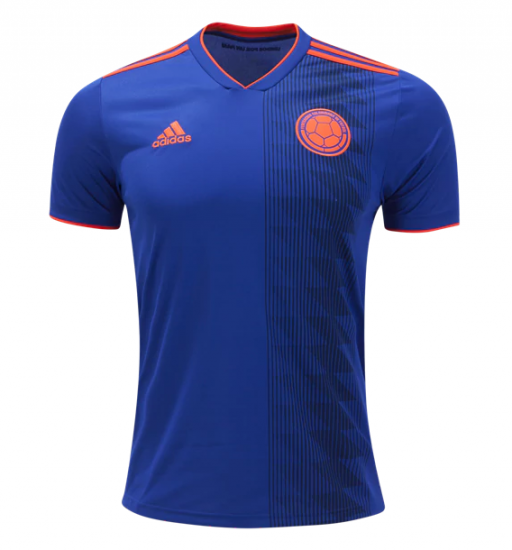 Colombia 2018 World Cup Away Shirt Soccer Jersey - Click Image to Close